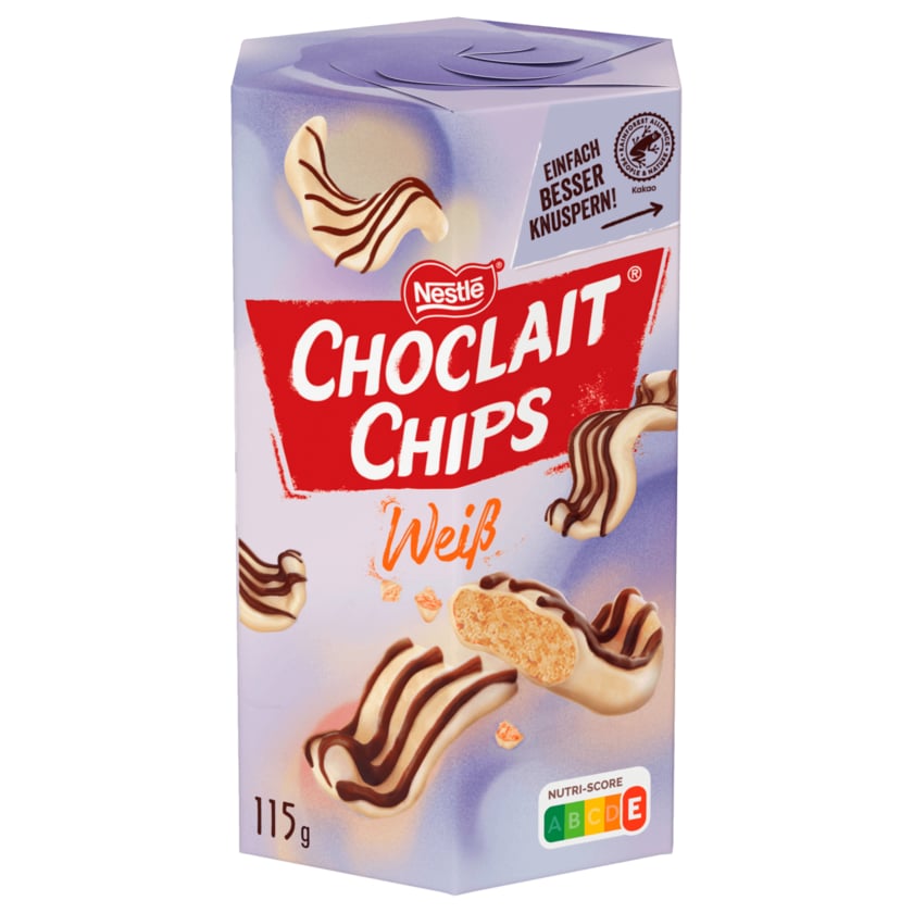 Nestlé Choclait Chips Weiß 115g